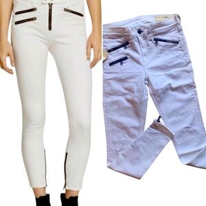 Rag & Bone BW Holes Jeans Women Color White Size 32